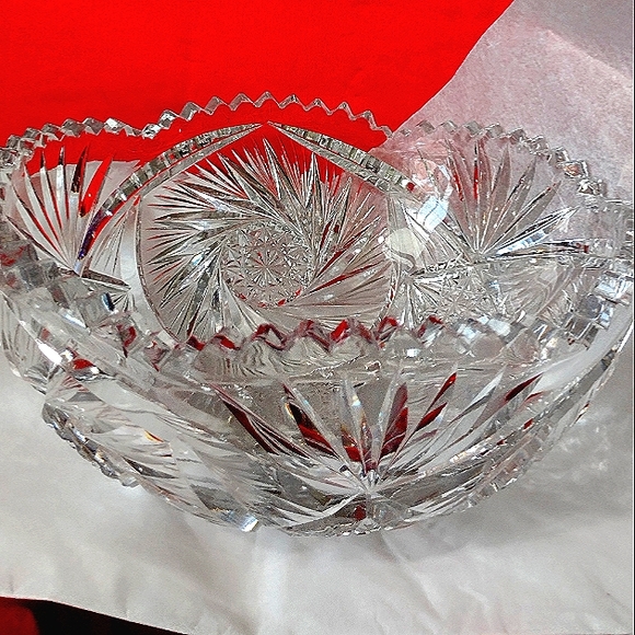 24%PbO Lead Crystal Bowl - Picture 4 of 14